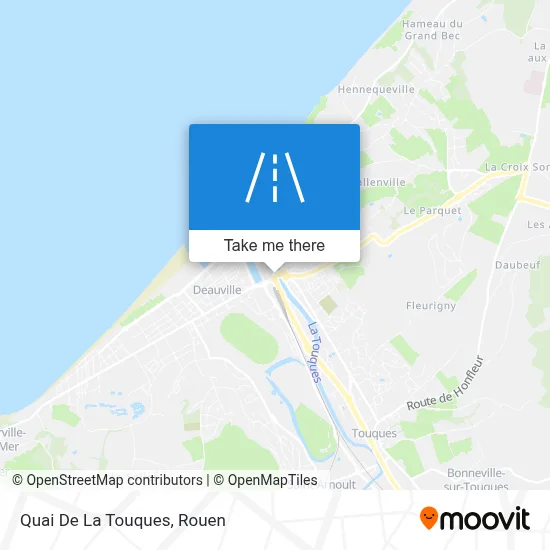 Quai De La Touques map