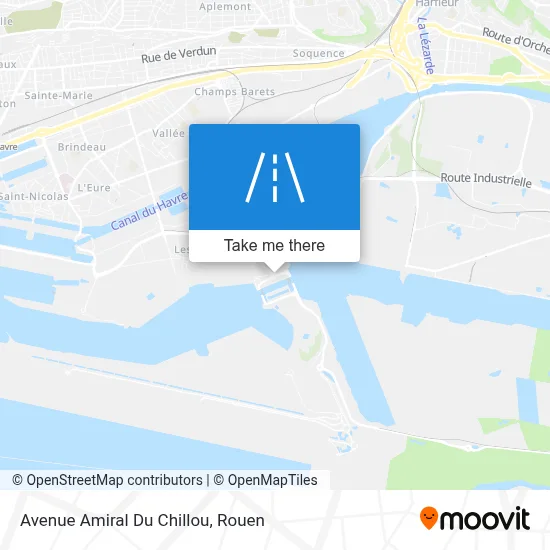 Avenue Amiral Du Chillou map