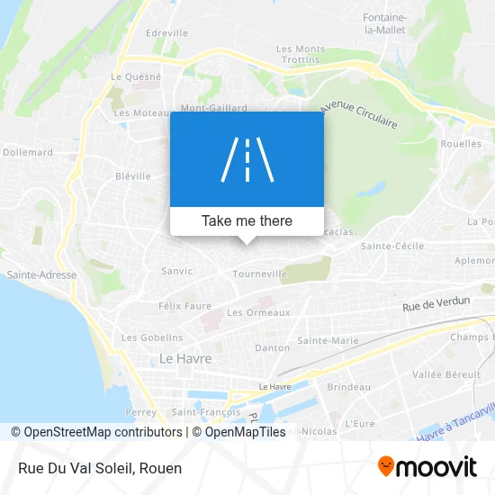 Rue Du Val Soleil map