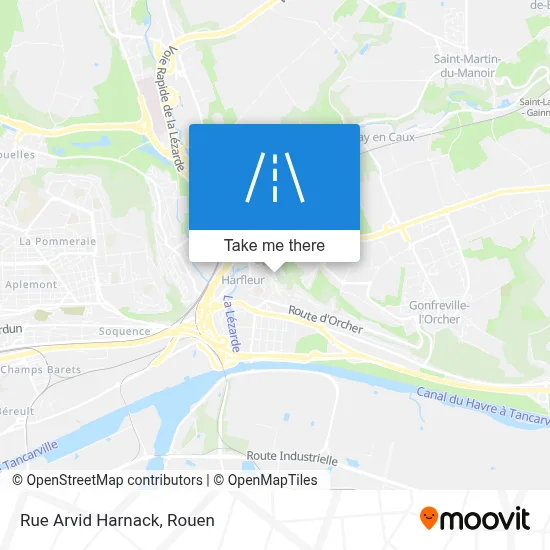 Mapa Rue Arvid Harnack