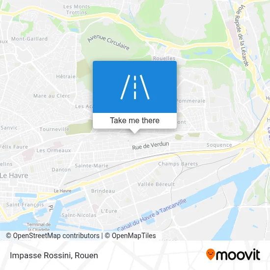Impasse Rossini map