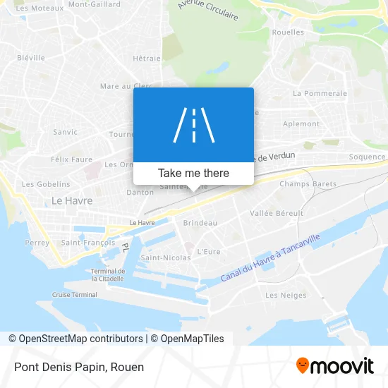 Pont Denis Papin map