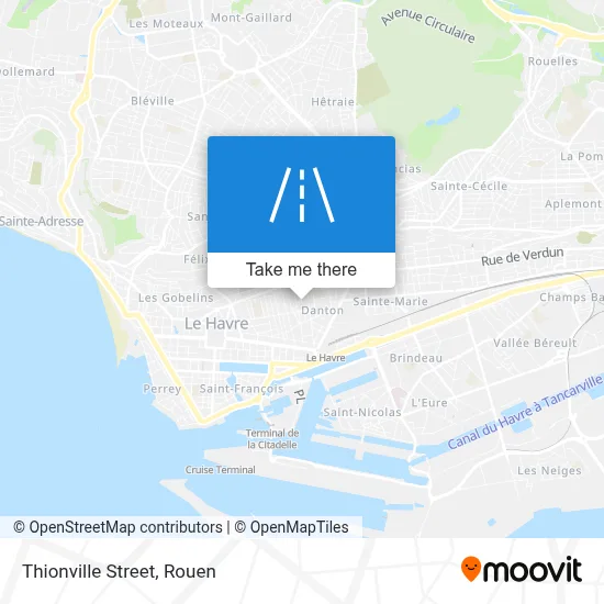 Rue De Thionville map