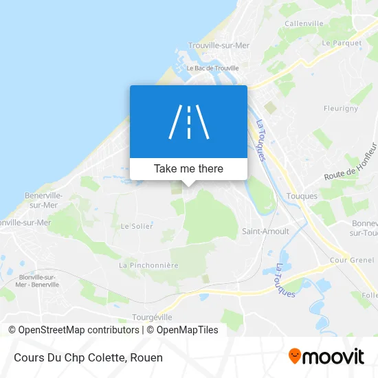 Cours Du Chp Colette map