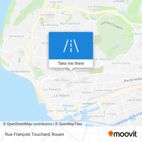 Rue François Touchard map