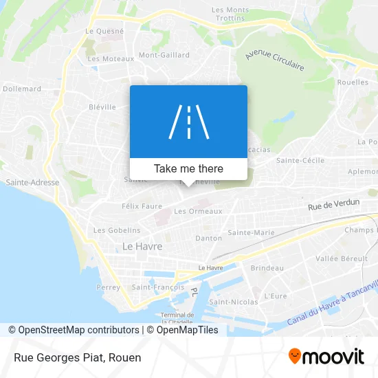 Rue Georges Piat map