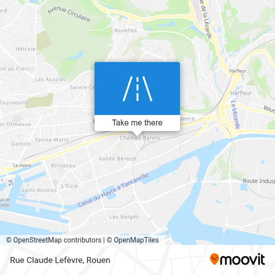 Rue Claude Lefèvre map