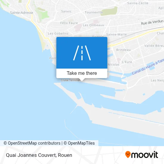 Quai Joannes Couvert map