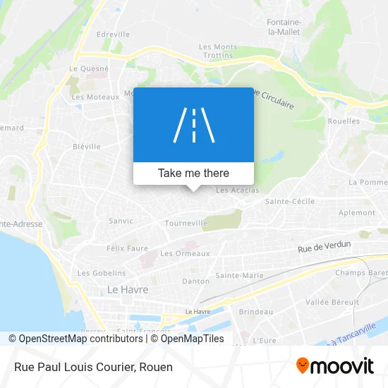 Rue Paul Louis Courier map