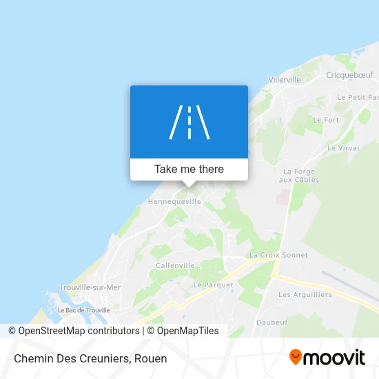 Chemin Des Creuniers map