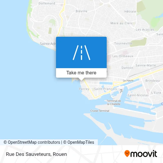 Rue Des Sauveteurs map