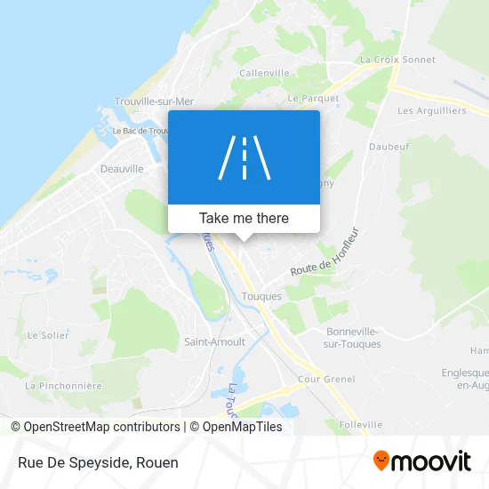 Rue De Speyside map