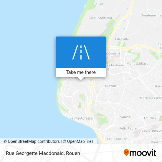 Rue Georgette Macdonald map