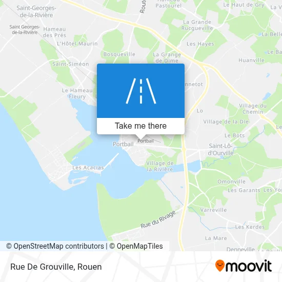 Rue De Grouville map