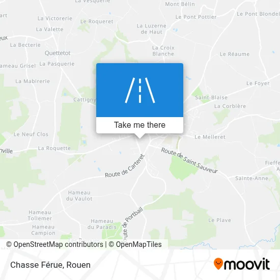 Chasse Férue map