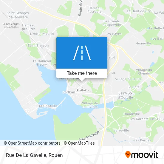 Rue De La Gavelle map