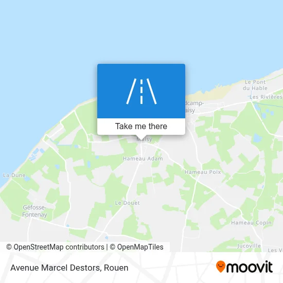 Avenue Marcel Destors map