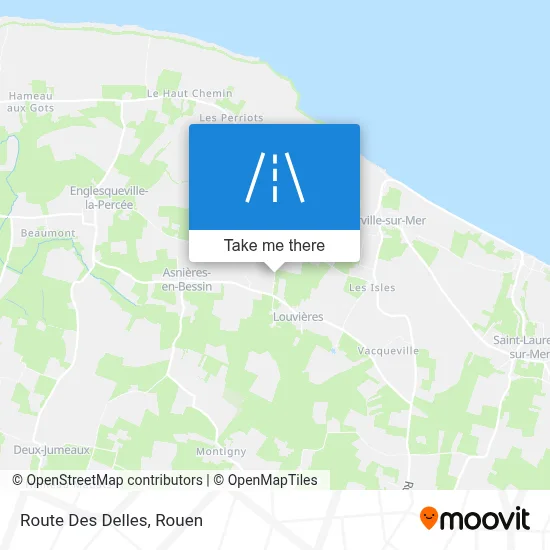 Route Des Delles map