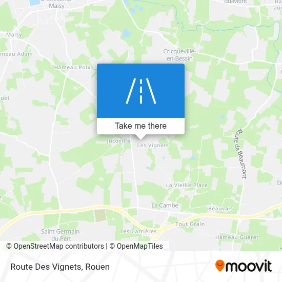 Route Des Vignets map