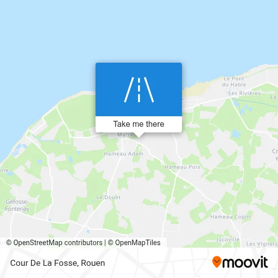 Cour De La Fosse map