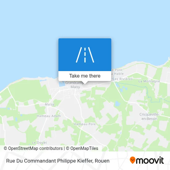 Rue Du Commandant Philippe Kieffer map