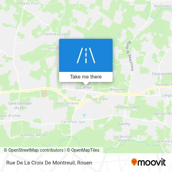 Rue De La Croix De Montreuil map
