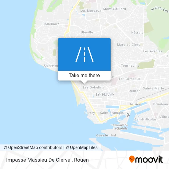 Impasse Massieu De Clerval map