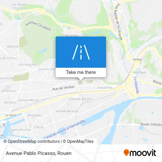 Avenue Pablo Picasso map