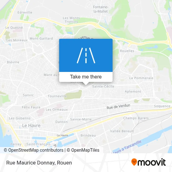 Rue Maurice Donnay map