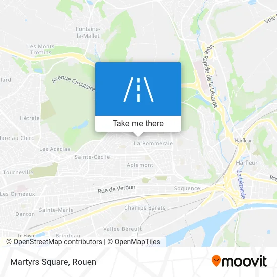 Place Des Martyrs map