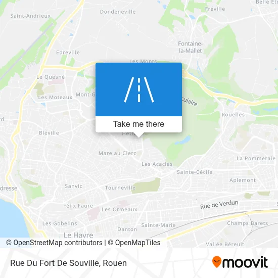 Rue Du Fort De Souville map