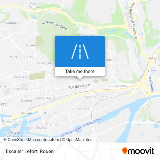 Escalier Lefort map