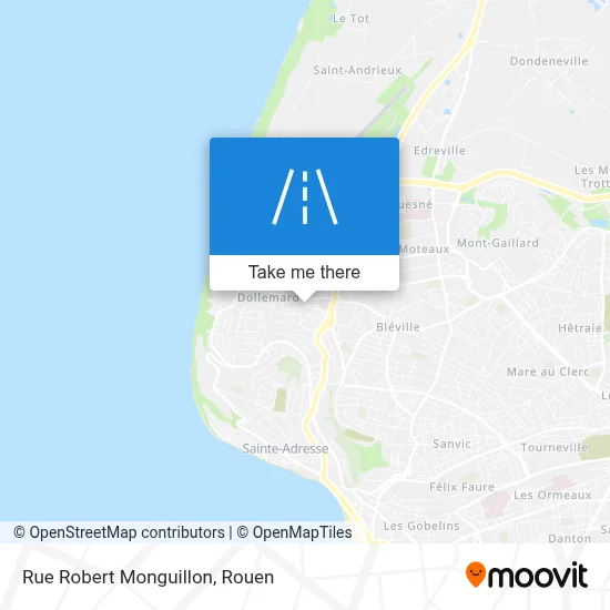 Rue Robert Monguillon map