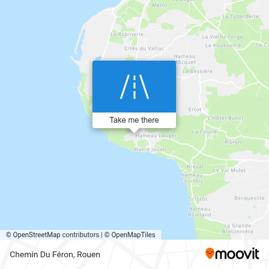 Chemin Du Féron map