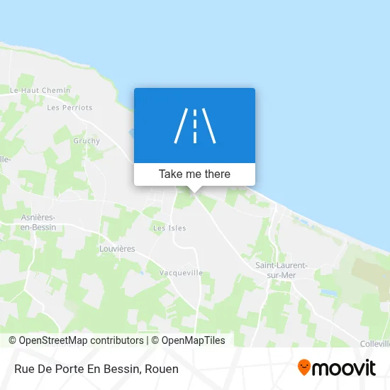 Rue De Porte En Bessin map