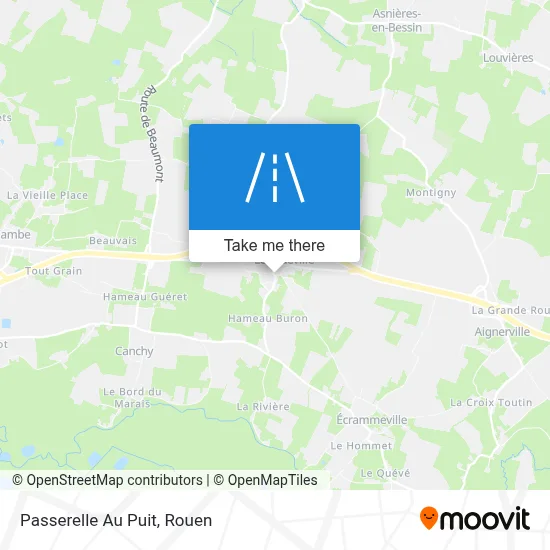 Passerelle Au Puit map