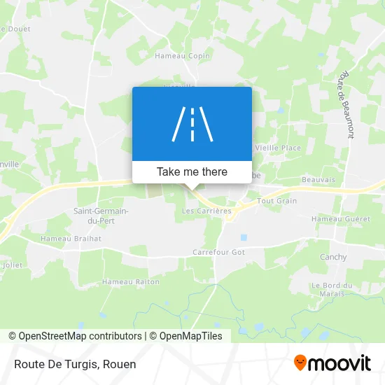 Route De Turgis map