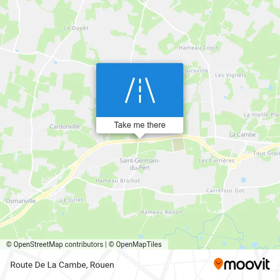 Route De La Cambe map