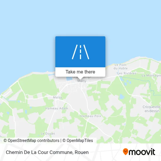 Chemin De La Cour Commune map
