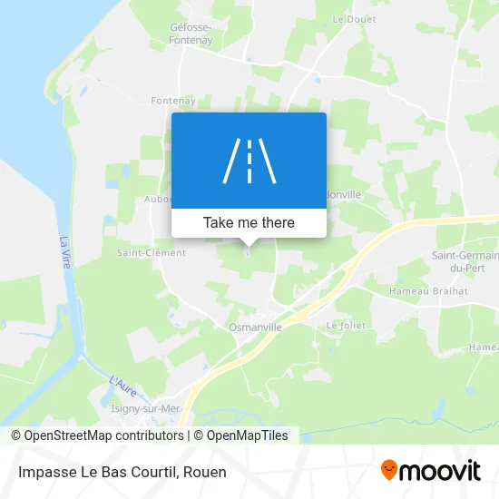 Impasse Le Bas Courtil map
