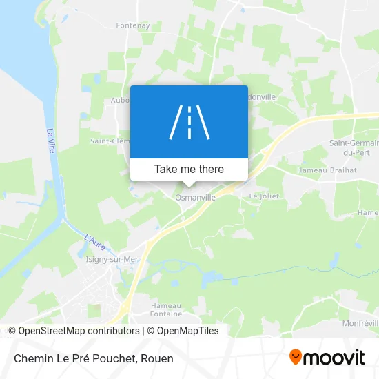 Chemin Le Pré Pouchet map