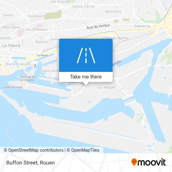 Rue Buffon map