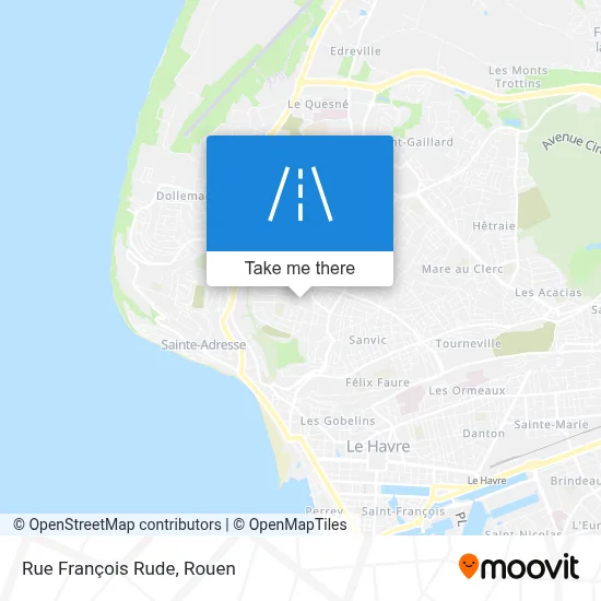 Rue François Rude map