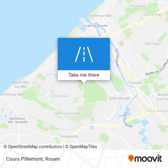 Cours Pillemont map