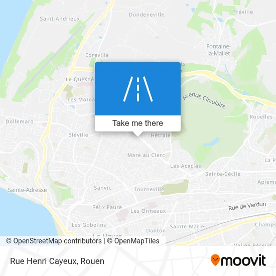 Rue Henri Cayeux map