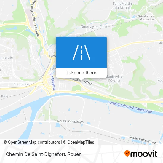 Chemin De Saint-Dignefort map