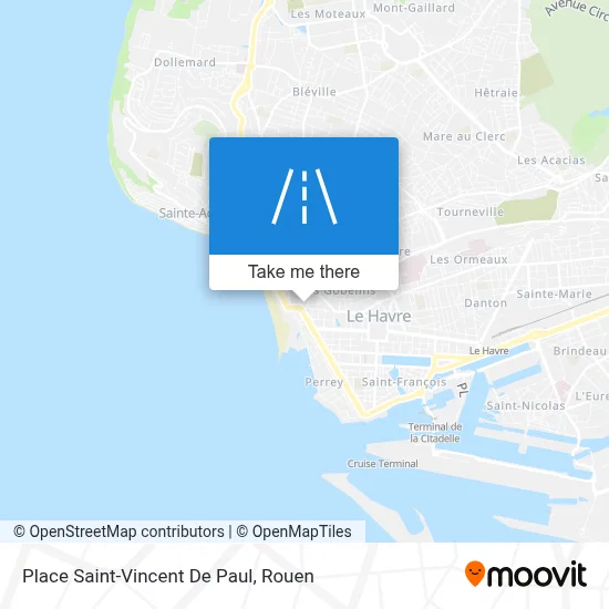 Place Saint-Vincent De Paul map