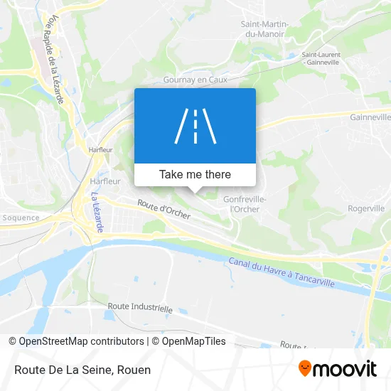 Route De La Seine map