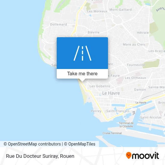 Mapa Rue Du Docteur Suriray