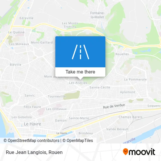 Rue Jean Langlois map
